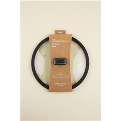 Крышка SL Home, d=28 см, с силиконовым ободком, стекло
