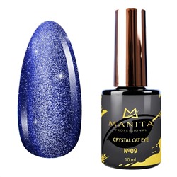 MANITA Гель-лак для ногтей с эффектом кошачьего глаза / Crystal Cat Eye №09, 10 мл 23288