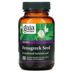 Gaia Herbs, Fenugreek Seed, 60 Vegetarian Liquid Phyto-Caps