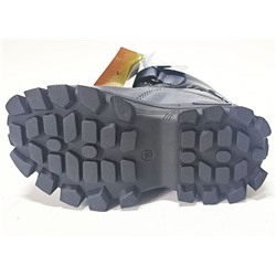 B-9553-A черн Ботинки зима для мальчиков (28-35)/8