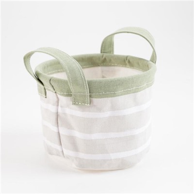 Текстильная корзинка Этель «Пионы», 12×14 см