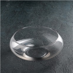 Конфетница стеклянная Magistro «НЛО», 1.8 л, 20×7 см, стекло, прозрачная