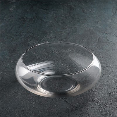 Конфетница стеклянная Magistro «НЛО», 1.8 л, 20×7 см, стекло, прозрачная