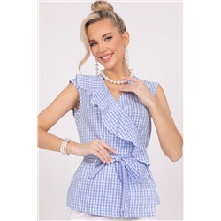 Блузка Ласка (голубой)