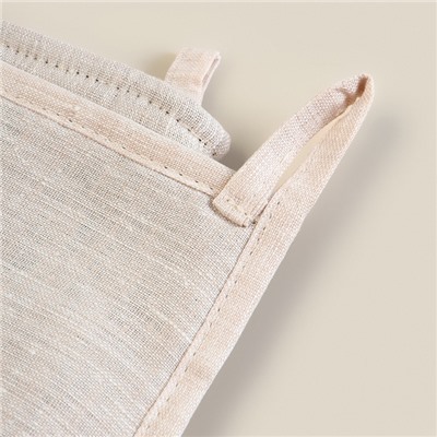 Набор кухонный SL HOME Gloomy: варежка 20×28 см, прихватка 19×19 см, лён 100%,180 г/м²