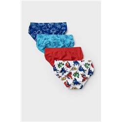 Трусы трикотажные для мальчиков - брифы, 4 шт в комплекте PLAYTODAY, 1241552