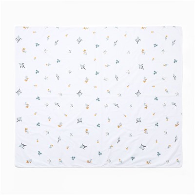 Скатерть «Этель. Полевые цветочки», 146×180±2 см, рогожка 176 г/м², 100% хлопок