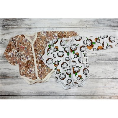 Боди цветное д/рукав " Кнопа" (кулирка)