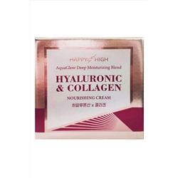 HAPPY HIGH Питательный крем для лица с гиалуроновой кислотой и коллагеном / Aqua Glow Deep Moisturizing Blend, 50 г KRISTALLER, 1120605