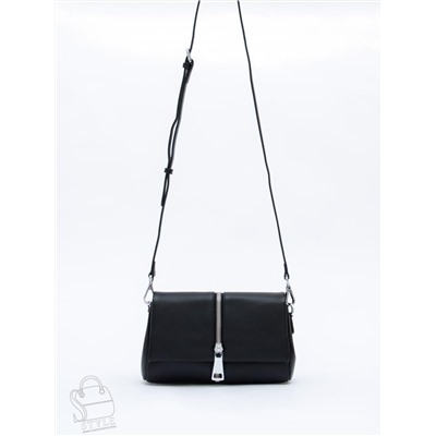 Сумка женская кожаная 1143TH black Polina&Eiterou