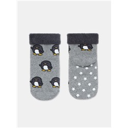 Теплые CONTE-KIDS SOF-TIKI Махровые носки с отворотом и антискользящей стопой