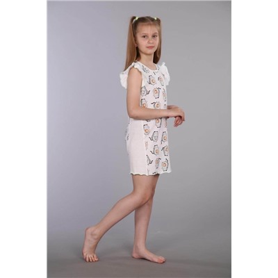 Сорочка "Бутс" (Молочный)