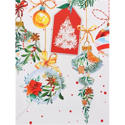 Пакет подарочный новогодний «Ёлка с украшениями », 26×32×12 см