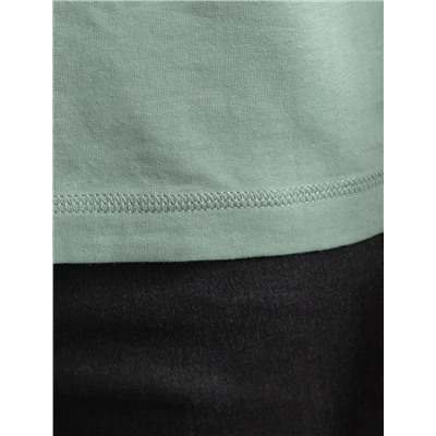 Футболка базовая полуприлегающая из премиального хлопка с эластаном