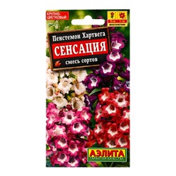 Семена цветов Пенстемон Сенсация, смесь сортов , Ц/П,0,1 г