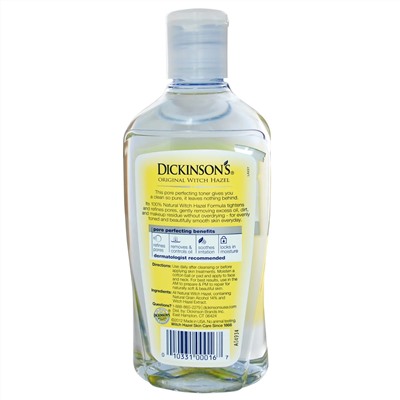 Dickinson Brands, Оригинальный тоник Witch Hazel для очищения пор, 473 мл (16 жидких унций)