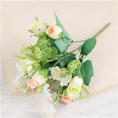 Цветок искусственный 30 см / W01201-2 /уп 2/150/600/ (Желто-розовый )