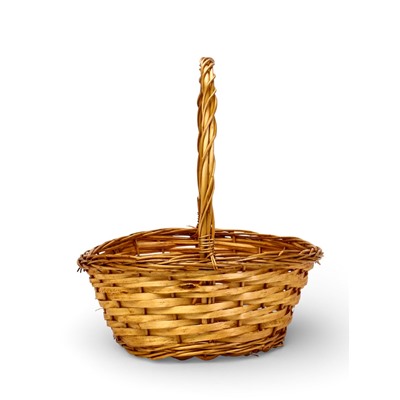 Корзина плетёная для хранения Garden, ива, овальная, цвет натуральный, набор 3 шт.