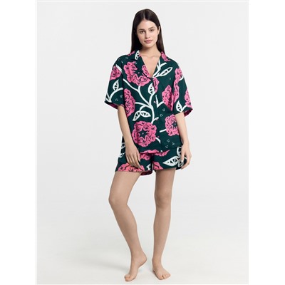 КОМПЛЕКТ ЖЕНСКИЙ (ЖАКЕТ, ШОРТЫ) 592460-1