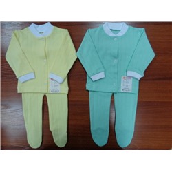 Комплект 2х пр. однотонный д/детей (интерлок)