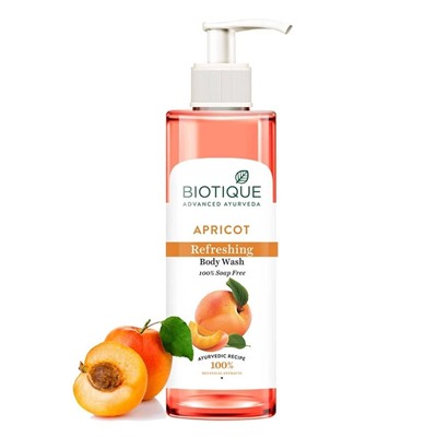 Biotique Apricot Refreshing Body Wash/Биотик Абрикововый Гель Для Душа 190мл
