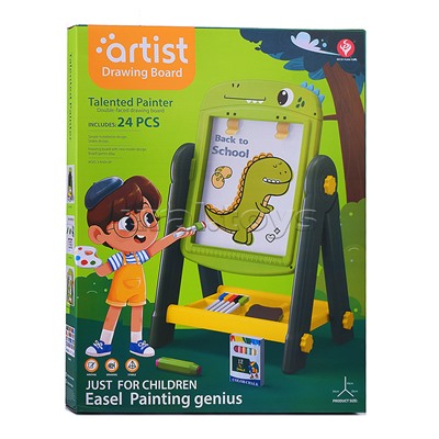 Доска для рисования "Динозаврик" в коробке