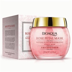 Ночная маска с лепестками розы BIOAQUA