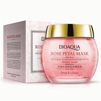 Ночная маска с лепестками розы BIOAQUA
