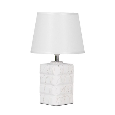 Лампа настольная RISALUX «Луминель» E14, 1×40 Вт, белая