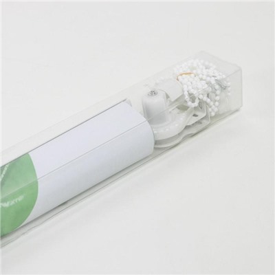 Штора рулонная «Ветви», блэкаут, 90×200 см, белая