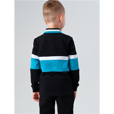 Джемпер трикотажный с воротником поло для мальчиков