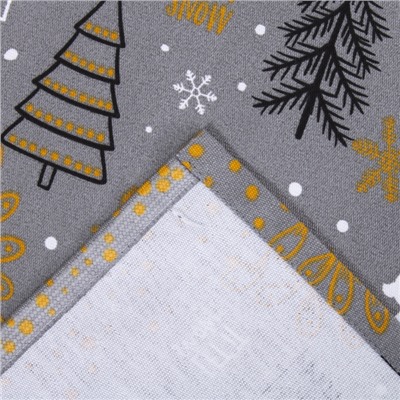 Покрывало 1.5 сп «Этель» Let it snow, 150×215 см, 100% хлопок