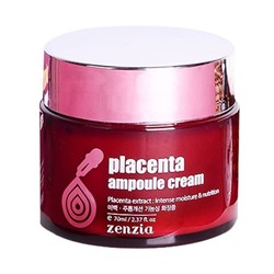 Jigott Крем для лица омолаживающий с экстрактом плаценты / Zenzia Placenta Ampoule Cream, 70 мл