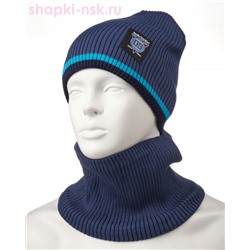 01-20-E Комплект флис (колпак+снуд) (48-52)