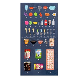 Игровой набор кухня "Время игры" цвет красный, в коробке