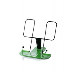 Подставка для книг металлическая зеленая с регулируемым наклоном 2Г-07-01З Глобус