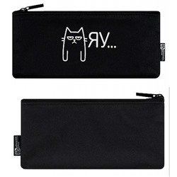 Пенал-косметичка 190х90х20 мм 72210 "МЯУ" полиэстер, молния, шелкография Феникс