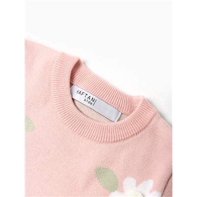 Джемпер детский KAFTAN «Ромашки», размер 30 (98-104 см), розовый