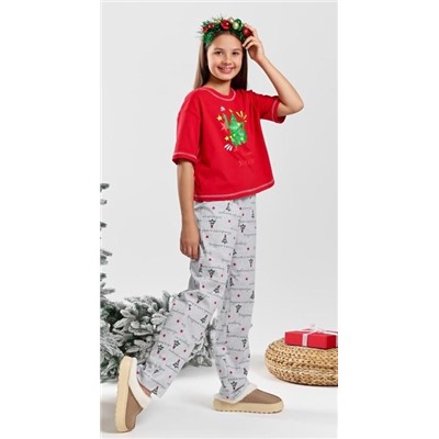 Костюм для девочки Праздник-1.1 Красный