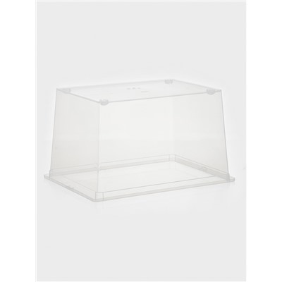 Ящик для хранения, 50 л, 53×38×30 см, с крышкой, прозрачный