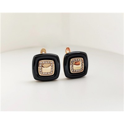 Серьги с керамикой