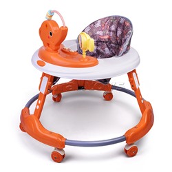 Ходунки "Веселый слоник" (цвет оранжевый)