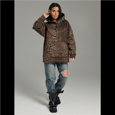 Худи женское Альфа (Леопард)