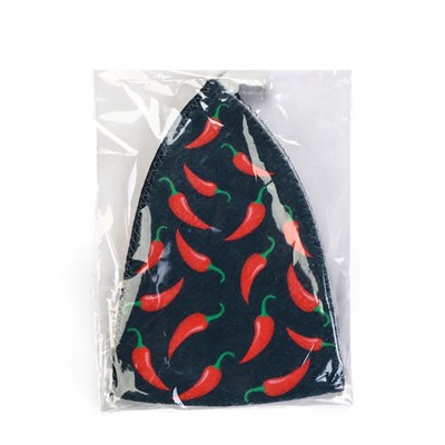 Шапка для бани и сауны «Перчик», полиэфир, шерсть, «Добропаровъ»