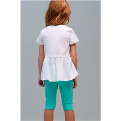 Комплект трикотажный для девочек: фуфайка (футболка), брюки (легинсы) PLAYTODAY, 1122511