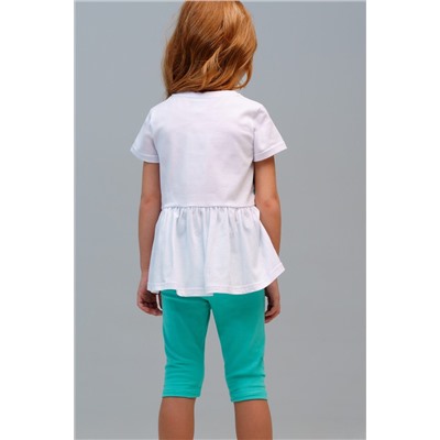 Комплект трикотажный для девочек: фуфайка (футболка), брюки (легинсы) PLAYTODAY, 1122511