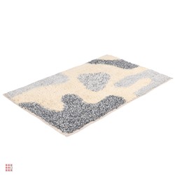 VETTA Коврик для ванной 40x60 см, хлопок, серый, (Индия)