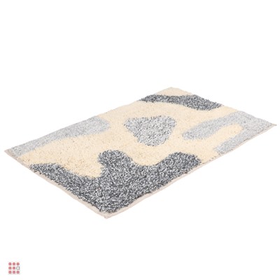 VETTA Коврик для ванной 40x60 см, хлопок, серый, (Индия)