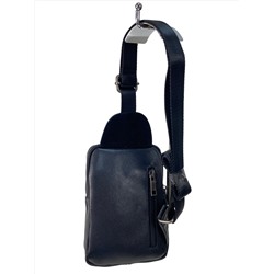 Сумка мужская из натуральной кожи, цвет черный