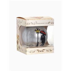 Ёлочный шар «Поцелуй под зонтом», d=8 см, МИКС